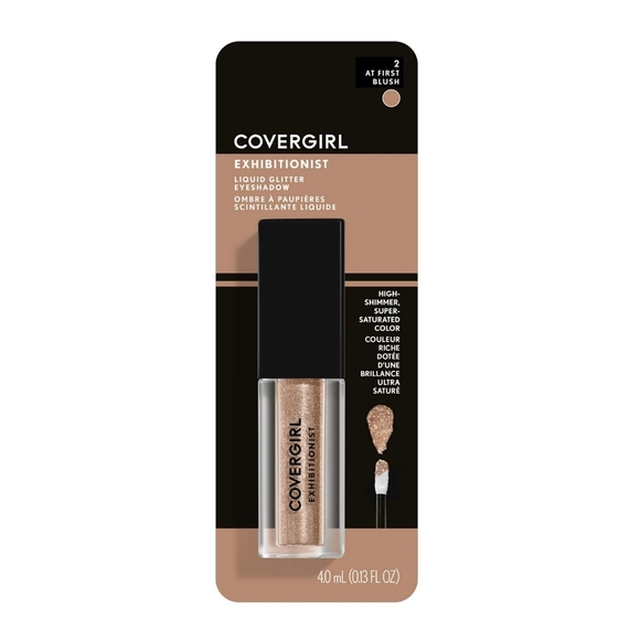 COVERGIRL Other - 🌹3/$12 Covergirl Exhibitionist Liquid Glitter Eyeshadow At First Blush